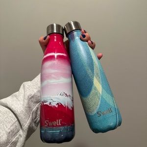 SET OF 2 S’well water bottles